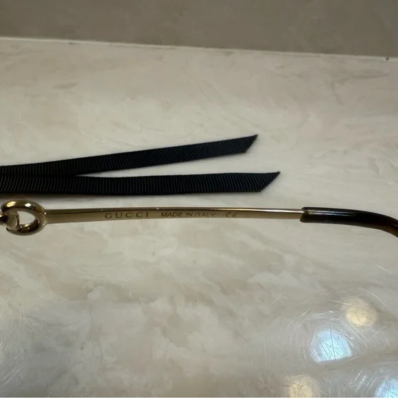 Gucci Sunglasses Horse Bit Gold Frame with Case and Pouch GG0879S-003 SS24 - Picture 6 of 7